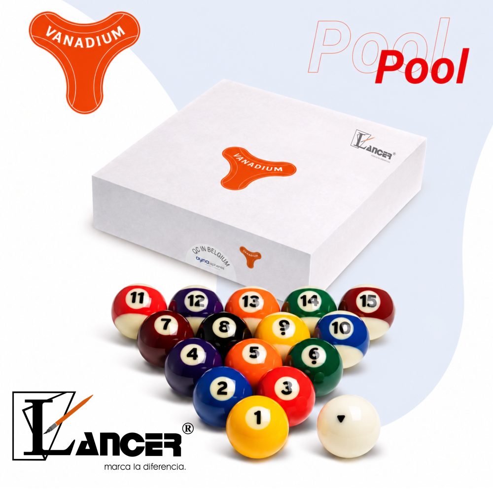06BB-01 Set de Bolas de Billar VANADIUM
